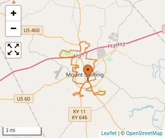 Area schools map